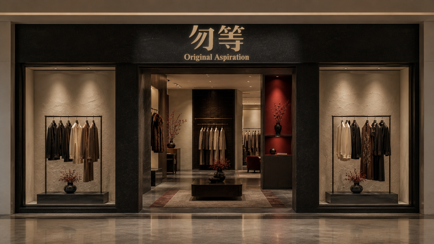 勿等门店正面门头区域